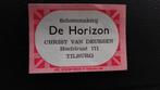Luciferetiket,Tilburg Schoenmakerij De Horizon, Verzamelen, Verzenden, Zo goed als nieuw, Luciferdoosjes of -merken