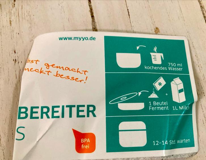 My-Yo Yoghurt Maker - Zo goed als nieuw!, Witgoed en Apparatuur, Slowcookers, Zo goed als nieuw, Vaatwasmachinebestendig, Ophalen of Verzenden