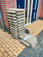 26 grindtegels 40 x 60 cm, Tuin en Terras, Ophalen, Zo goed als nieuw, 10 m² of meer, Beton
