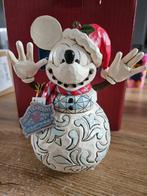 Disney Traditions Snowy Smiles Mickey Mouse Beeldje, Disney, Beeldje of Figuurtje, ., Nieuw
