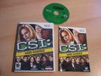 Wii spel: Crime Scene Investigation, hard evidence, Avontuur en Actie, Vanaf 18 jaar, 1 speler, Ophalen of Verzenden