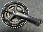 Shimano Dura Ace triple crankstel FC7703, Fietsen en Brommers, Fietsonderdelen, Crankstel of Pedalen, Racefiets, Ophalen of Verzenden