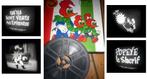 8mm film 2x Popeye -Sheriff + Spinazie- zw/w silent 90mt, Ophalen of Verzenden, 8mm film