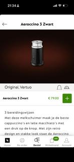 Nespresso Aeroccino 3 - Nieuw in doos!, Ophalen of Verzenden, Nieuw, Elektrische melkopschuimer