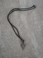 Stoere ketting kruisje, Overige materialen, Gebruikt, Ophalen of Verzenden, Met hanger