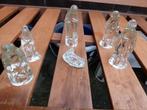 Vintage kerststal set van glas, Ophalen of Verzenden