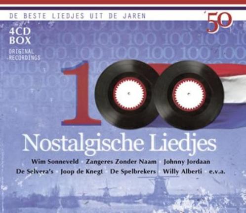 Various – 100 Nostalgische Liedjes - De Beste Liedjes Uit De, Cd's en Dvd's, Cd's | Nederlandstalig, Zo goed als nieuw, Pop, Boxset