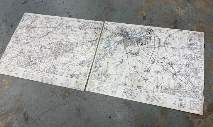 Stafkaart, Caen, Hill 112, D-Day, Cheux, Verzamelen, Militaria | Tweede Wereldoorlog, Engeland, Ophalen