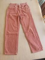 Lange high waist ribbroek bruin, Pull and Bear, Ophalen of Verzenden, Zo goed als nieuw, Maat 38/40 (M), Bruin