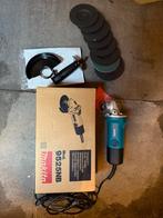Makita Haakse Slijper 9525NB + accessoires, Ophalen of Verzenden, Zo goed als nieuw, Minder dan 600 watt, Overige typen
