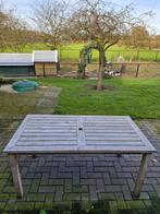 4 persoons teakhouten tuintafel, Tuin en Terras, Tuintafels, Ophalen, Gebruikt, Rechthoekig, Teakhout