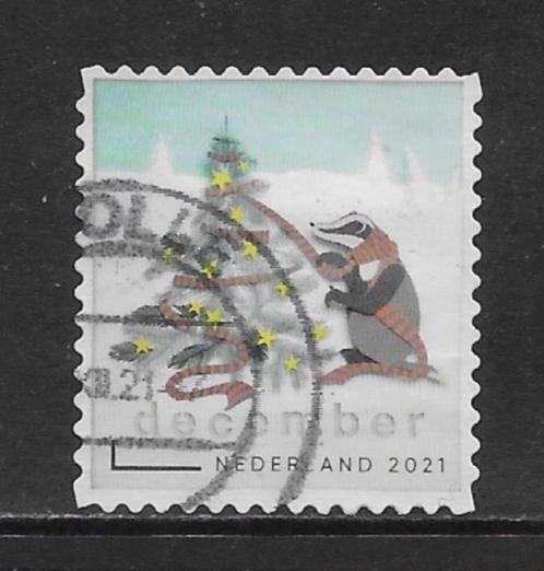 2021, Decemberzegel, Das met kerstboom [3982] (K2505), Postzegels en Munten, Postzegels | Nederland, Ophalen of Verzenden