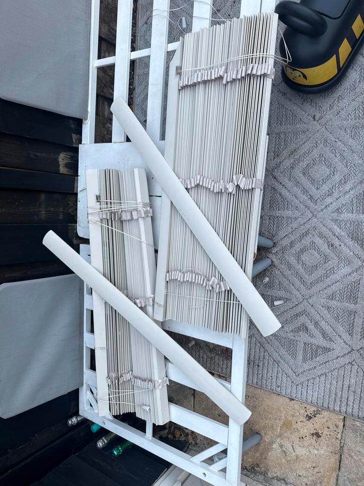 jaloezieën  beige - diverse maten, Huis en Inrichting, Stoffering | Gordijnen en Lamellen, Gebruikt, 100 tot 150 cm, 50 tot 100 cm