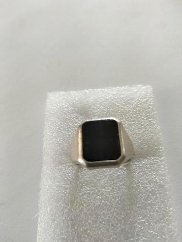 Prachtige antieke zilveren heren zegel ring. beschikbaar voor biedingen