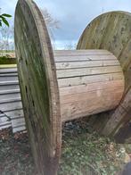 Houten haspel als statafel voor de tuin (manshoog), Ophalen of Verzenden, Gebruikt, 250 cm of meer, Overige typen