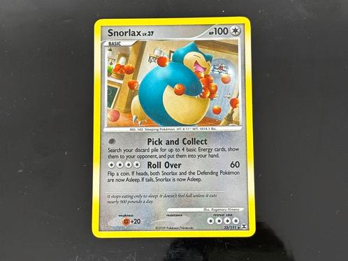 Snorlax 33/111 Rising Rivals Reverse Holo, Hobby en Vrije tijd, Verzamelkaartspellen | Pokémon, Zo goed als nieuw, Losse kaart