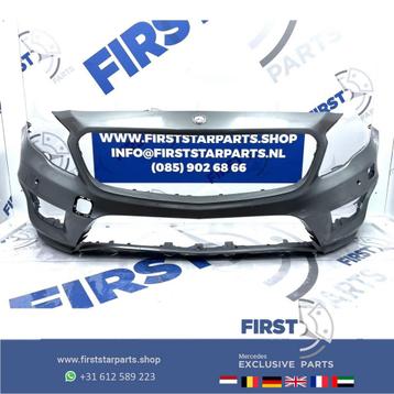 W156 X156 GLA AMG VOORBUMPER GRIJS + KOPLAMP SPROEIERS 2013- beschikbaar voor biedingen