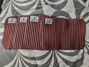 Eskadron onderlappen set bandagelappen 4 bruin onderbandages beschikbaar voor biedingen