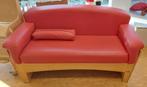 Rolf bankje - Rood Leer, Huis en Inrichting, Banken | Sofa's en Chaises Longues, 150 tot 200 cm, Tweepersoons, Ophalen of Verzenden
