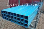 # - Stalen - KOKER - KOKERPROFIEL 50x50x2mm - Lengte 235cm, Doe-het-zelf en Verbouw, Metalen, Ophalen, Zo goed als nieuw, IJzer