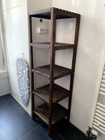 Badkamer stellingkast MUSKAN Ikea bruin hout, Ophalen, (Half)hoge kast, Minder dan 50 cm, Gebruikt