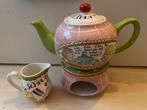 Blond Amsterdam Theepot met Melkkannetje en Theelicht, Ophalen, Aardewerk, Blond Amsterdam, Overige typen