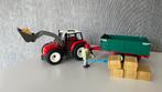 Playmobil 4496 traktor met aanhangwagen - compleet, Kinderen en Baby's, Speelgoed | Playmobil, Complete set, Ophalen of Verzenden