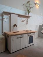 Handgemaakte Speelkeuken - Beige, Ophalen, Nieuw, Enkelwandige keuken, Hout