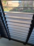 Houten luxaflex, Ophalen, Gebruikt, Zwart, 150 tot 200 cm