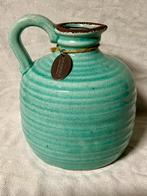 Riverdale kruik vaas van groen aardewerk hoogte 21 cm, Minder dan 50 cm, Groen, Gebruikt, Ophalen of Verzenden