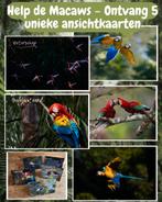 5 ansichtkaarten, opbrengst gaat naar behoud van de Ara