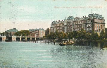 (304-211-029) Amsterdam Hoogesluis met Amstel Hotel beschikbaar voor biedingen