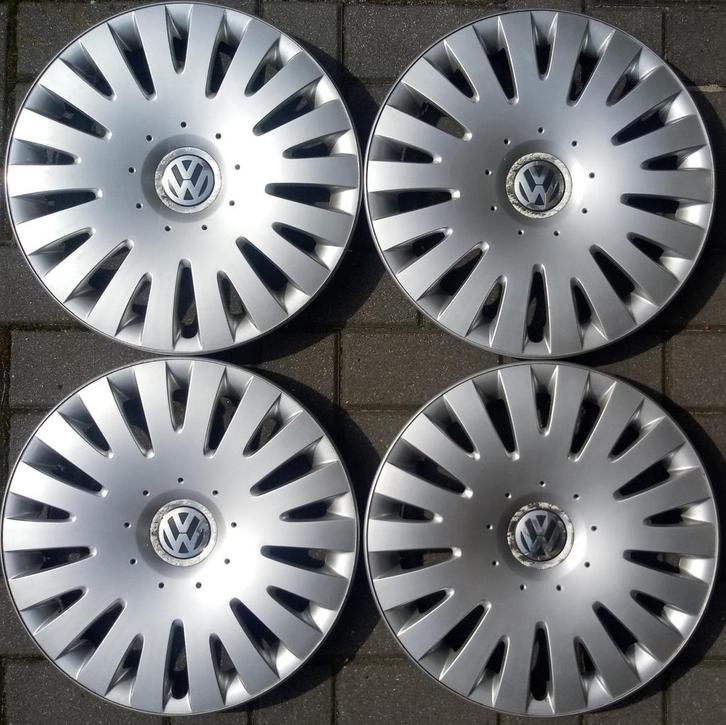 # Nette Set VW Volkswagen Wieldoppen 16 inch # Netjes #, Auto diversen, Wieldoppen, Verzenden