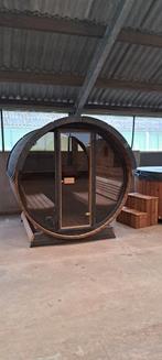 Panorama barrel sauna uit duurzaam thermohout, vele opties, Ophalen, Wellnessandgarden, Info@leisure-wellness-group.com, Kostedeweg 7 Vorden