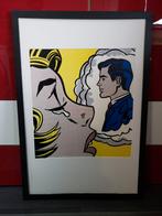 Roy Lichtenstein thinking of him, Ophalen of Verzenden, 75 cm of meer, 50 tot 75 cm, Print