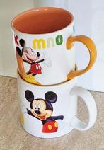 2 x Disneyland Parijs Bekers Disney Mickey Mouse, Ophalen of Verzenden, Mickey Mouse, Zo goed als nieuw, Servies