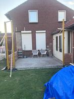 Electrisch rolluik 2 x, Doe-het-zelf en Verbouw, Rolluiken, Ophalen, Gebruikt, 100 tot 150 cm, Wit
