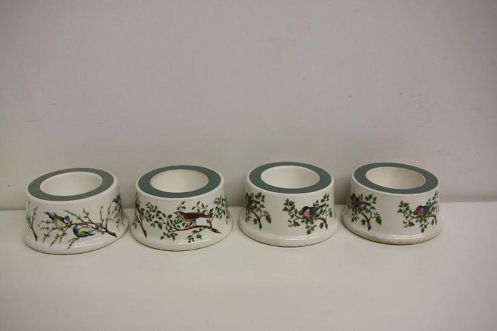 Vintage Portmeirion Birds of Britain eierdopjes/waxinehouder, Huis en Inrichting, Keuken | Servies, Zo goed als nieuw, Overige typen