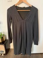 Antraciet/grijs viscose jurk, Twin Set, maat xs, Ophalen, Zo goed als nieuw, Twin-Set, Maat 34 (XS) of kleiner