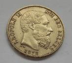 belgie 20 francs 1878, Verzenden, België, Goud