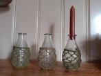 3 vaasjes/kandelaars, Huis en Inrichting, Lampen | Wandlampen, Ophalen, Zo goed als nieuw