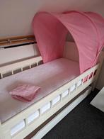 Wit peuter bed inclusief tent + lade + laken., Kinderen en Baby's, Kinderkamer | Bedden, 140 tot 160 cm, Gebruikt, 70 tot 85 cm
