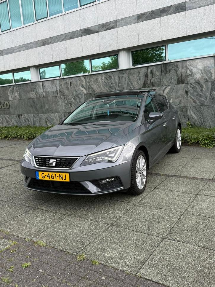 Seat Leon 1.4 TSI ACT 110KW/150PK Dsg7 2018 Grijs, Auto's, Seat, Particulier, Leon, Benzine, C, Hatchback, Automaat, Geïmporteerd