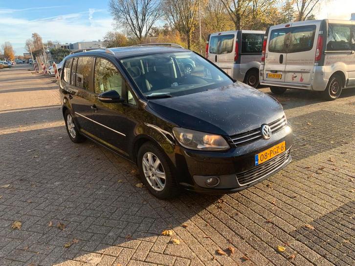 Volkswagen Touran 1.4 TSI 103KW Dsg7 Cross 2011 Zwart, Auto's, Volkswagen, Particulier, Benzine, B, MPV, Automaat, Origineel Nederlands