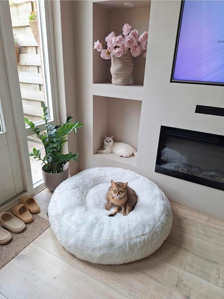 Grote Hondenmand Hondenkussen 90cm incl. 2 hoezen ALS NIEUW, Dieren en Toebehoren, Hondenmanden, Nieuw, Verzenden
