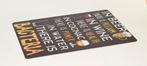 Bier Wijn Cognac en Water reclamebord van metaal wandbord, Info@deconoord.nl, Deco Noord, Nieuw, Ophalen of Verzenden