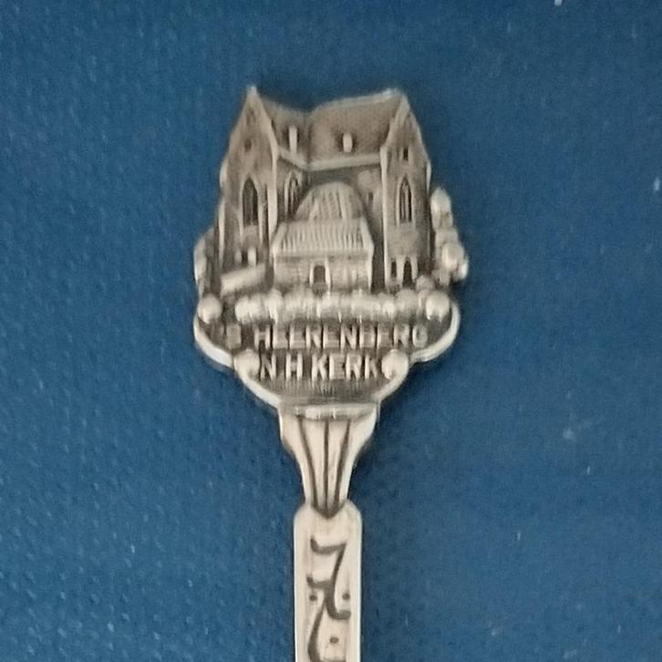 verzilverd lepeltje NH Kerk 's Heerenberg (P paardenhoofd R), Antiek en Kunst, Antiek | Bestek, Ophalen of Verzenden