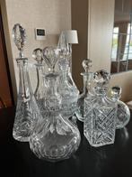 Mooie karaffen 8 verschillende maar fraai en decoratief., Antiek en Kunst, Antiek | Glas en Kristal, Ophalen of Verzenden