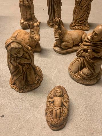 Antieke Kerstgroep - Minimaal 30 Jaar Oud beschikbaar voor biedingen