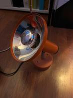 70’s oranje Philips spot, Ophalen, Halogeen, Gebruikt, Metaal of Aluminium